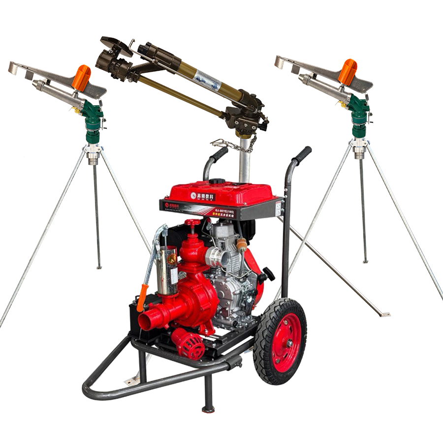 许昌一体式灌溉机组 全套喷枪水带配齐 抗旱浇地神器